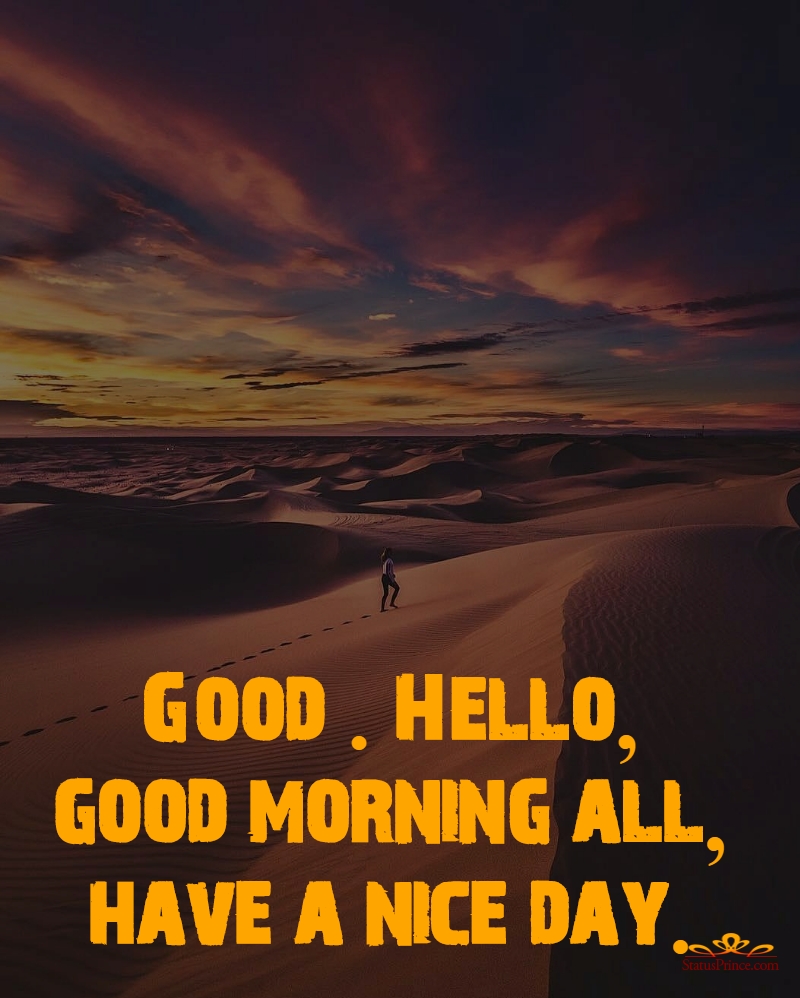 Latest Good Morning Status | New collection of Best Status