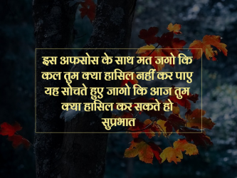 good morning hindi text quotes