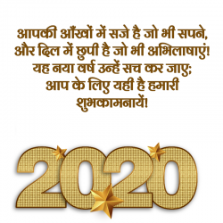 happy new year hindi status
