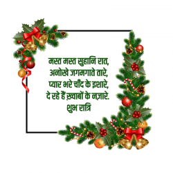 hindi good night message