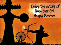 dussehra wishes poster
