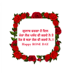 rose day punjabi status